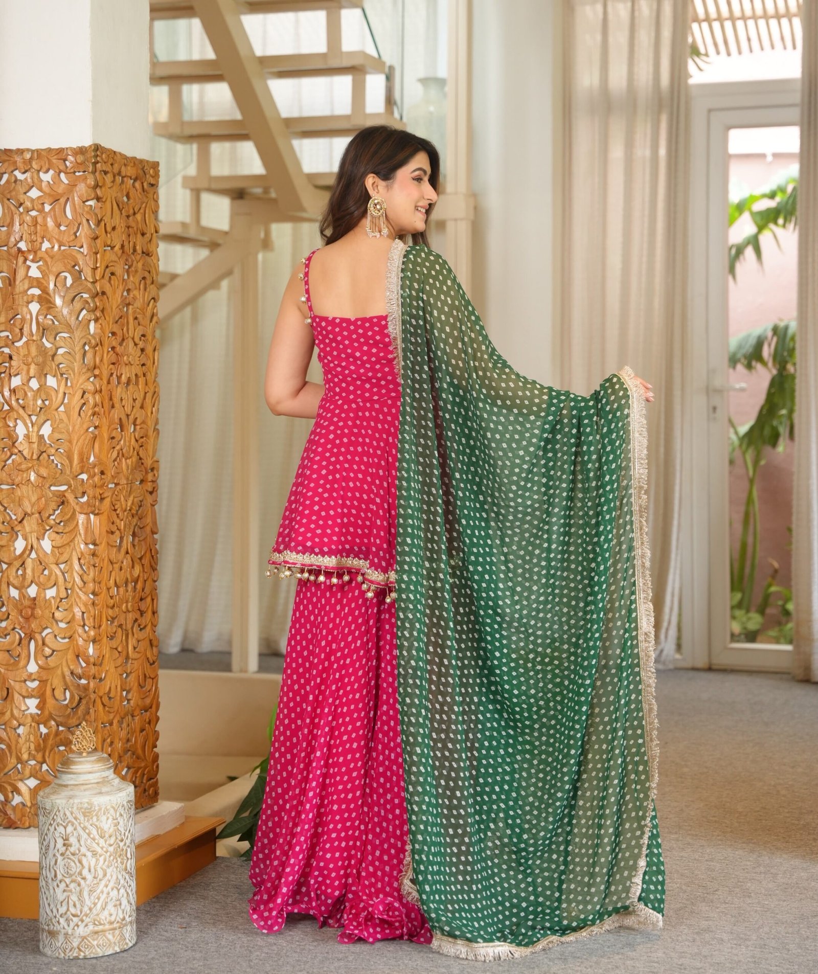 Gulabi Sharara Suit - Image 2