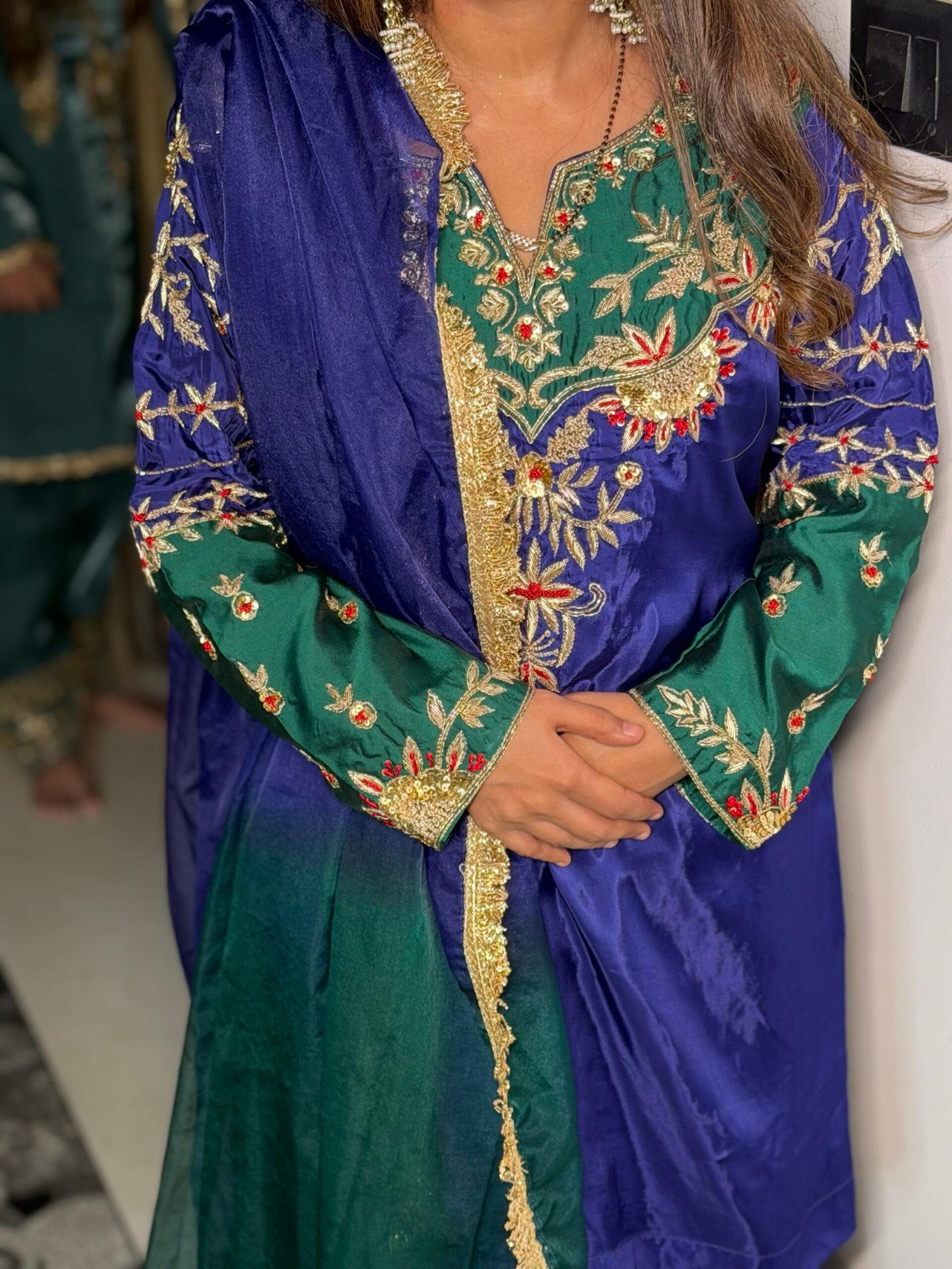 Shahi Gulneel Suit - Image 5